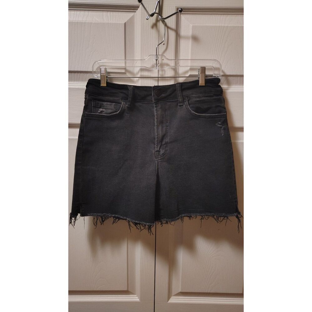 Flying Monkey Black High-Rise Cutoff Denim Shorts Size 26